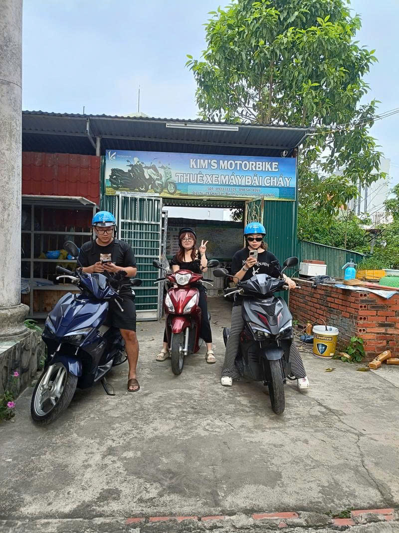 Địa điểm thuê xe máy khi du lịch Hạ Long cùng Kim Rental