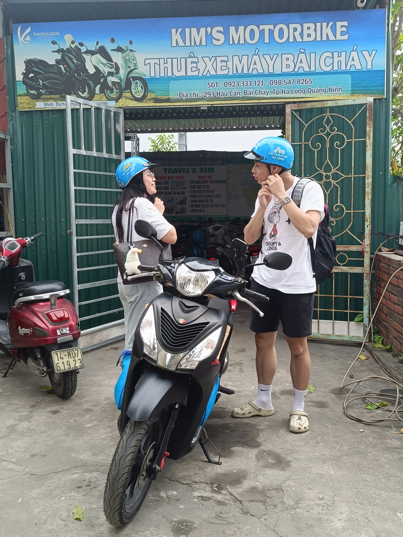 Thuê xe máy Kim Rental để khám phá Hạ Long dễ dàng hơn